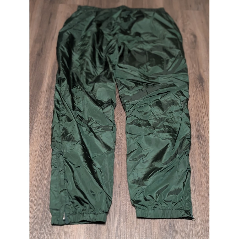 Vintage 90s NFL Green Bay Packers Pants Windbreaker Lined‎ XL